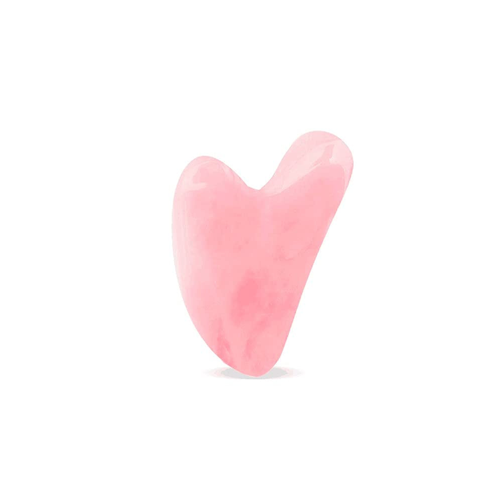 Gua Sha Massage Tool, Guasha Tool for Face, Rose Quartz Natural Crystal Stone Massager for Face, Eyes, Neck, Body Muscle Relaxing and Relieve (Rose Quartz) Health & Beauty > Personal Care > Cosmetics > Cosmetic Tools > Skin Care Tools FlowCat   