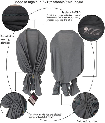 Osvyo Bamboo Chemo Headscarf for Women Hair Loss - Cancer Slip on Headwear Turbans Sealed Packaging Apparel & Accessories > Clothing Accessories > Headwear osvyo   