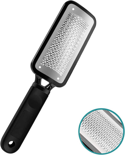 Foot File Colossal Foot Rasp and Callus Remover, Professional Foot Care Pedicure Metal Surface Tool to Remove Hard Skin, Can Be Used on Both Wet and Dry Feet, Surgical Grade Stainless Steel File Health & Beauty > Personal Care > Foot Care LUDOUPIER   