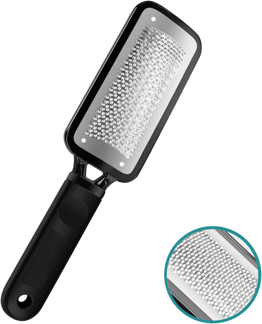 Foot File Colossal Foot Rasp and Callus Remover, Professional Foot Care Pedicure Metal Surface Tool to Remove Hard Skin, Can Be Used on Both Wet and Dry Feet, Surgical Grade Stainless Steel File Health & Beauty > Personal Care > Foot Care LUDOUPIER   