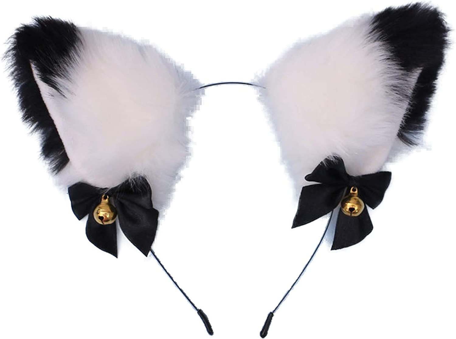 Faylay Cosplay Girl Plush Furry Cat Ears Headwear Accessory for Cam Girl Party Apparel & Accessories > Clothing Accessories > Headwear Faylay 10-bjhblhhdj  