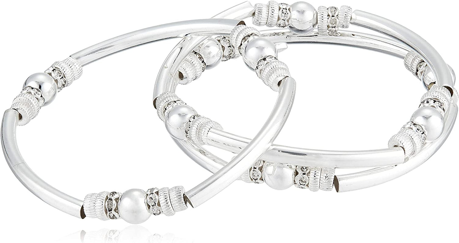Nine West "Classics" Trio Stretch Bracelet Apparel & Accessories > Jewelry > Bracelets NINE WEST silver  