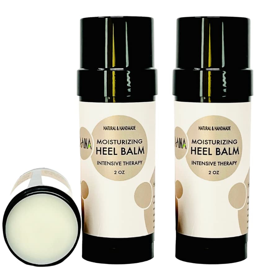 Heel Balm Stick 100% Natural, Miracle Foot Cream for Fast Relief, Intensive Moisturizing Foot Care Therapy Heel Balm for Dry, Cracked Heels, Feet, Elbow, Knees, Pedicures, Natural Foot Care 2 Ounce by ZAAINA Health & Beauty > Personal Care > Foot Care Zaaina 2 Ounce (Pack of 2)  