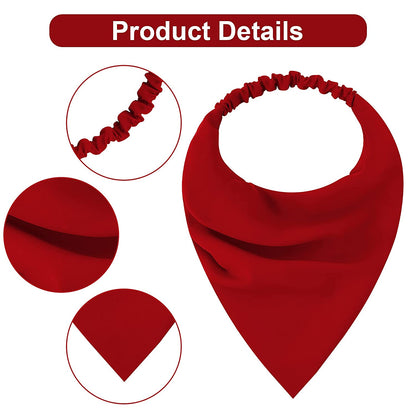 Molain 8Pcs Hair Scarf Bandanas for Women Solid Color Bandana Headband Chiffon Boho Hair Scarves Kerchief Headwear Turbans Elastic Hairbands Adjustable Hair Ties Apparel & Accessories > Clothing Accessories > Bandanas & Headties Molain   