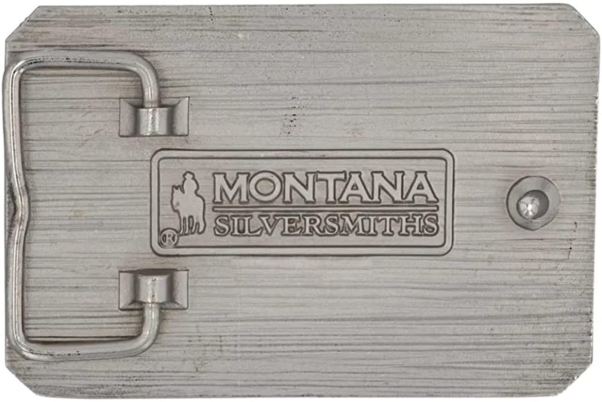 Montana Silversmiths Christian Faith Series Attitude Western Belt Buckle (Beaming Christian Cowboy) Apparel & Accessories > Clothing Accessories > Belt Buckles Montana Silversmiths   