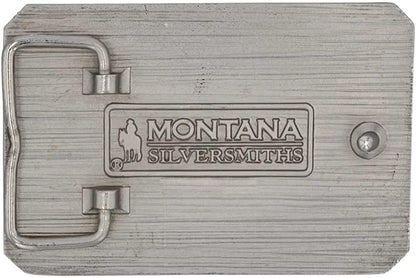 Montana Silversmiths Christian Faith Series Attitude Western Belt Buckle (Beaming Christian Cowboy) Apparel & Accessories > Clothing Accessories > Belt Buckles Montana Silversmiths   