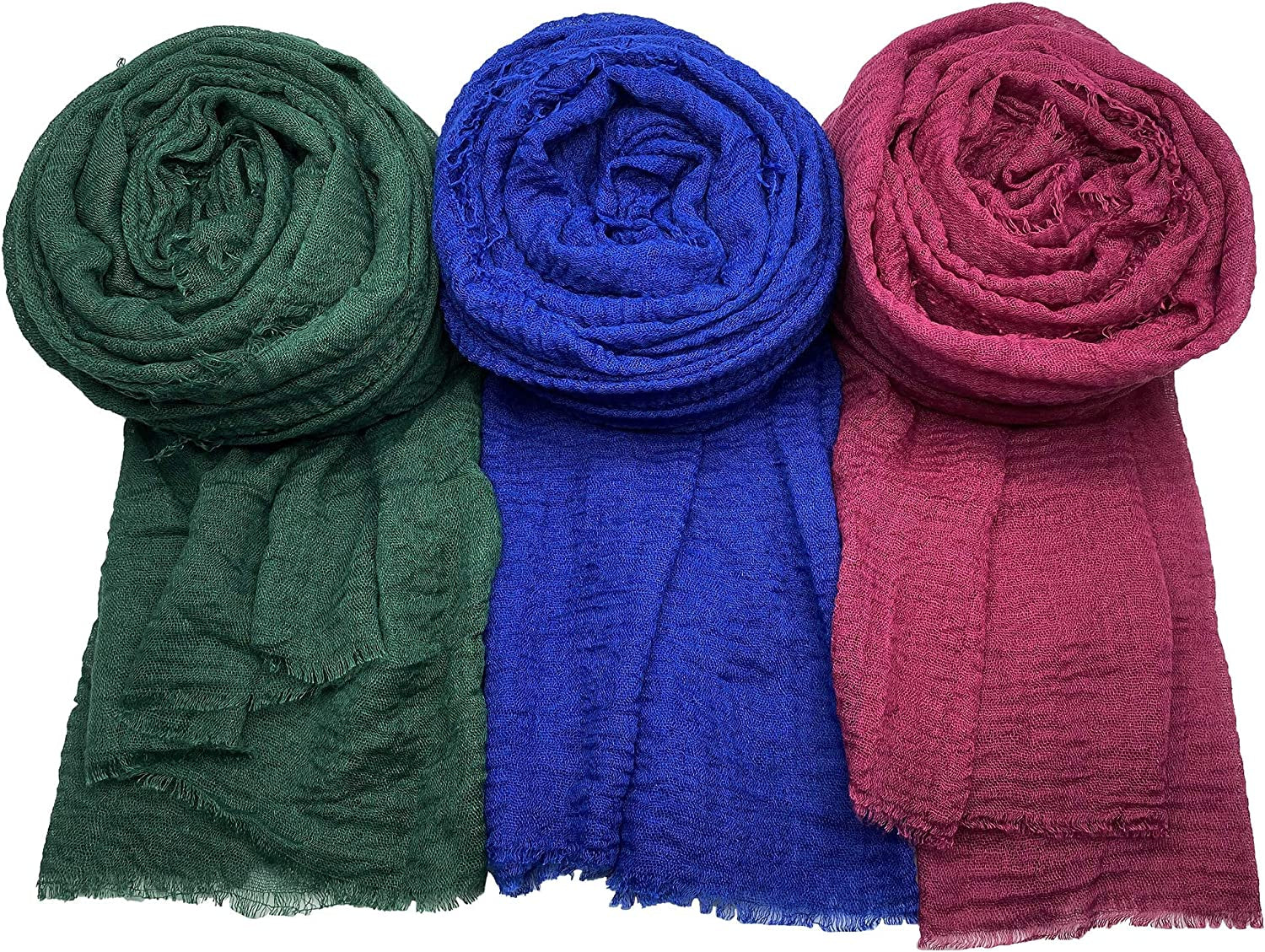 Women Scarf Shawl for All Season 3PCS Scarve Wrap Scarve. Apparel & Accessories > Clothing Accessories > Scarves & Shawls Axe Sickle Green, Blue, Purple  