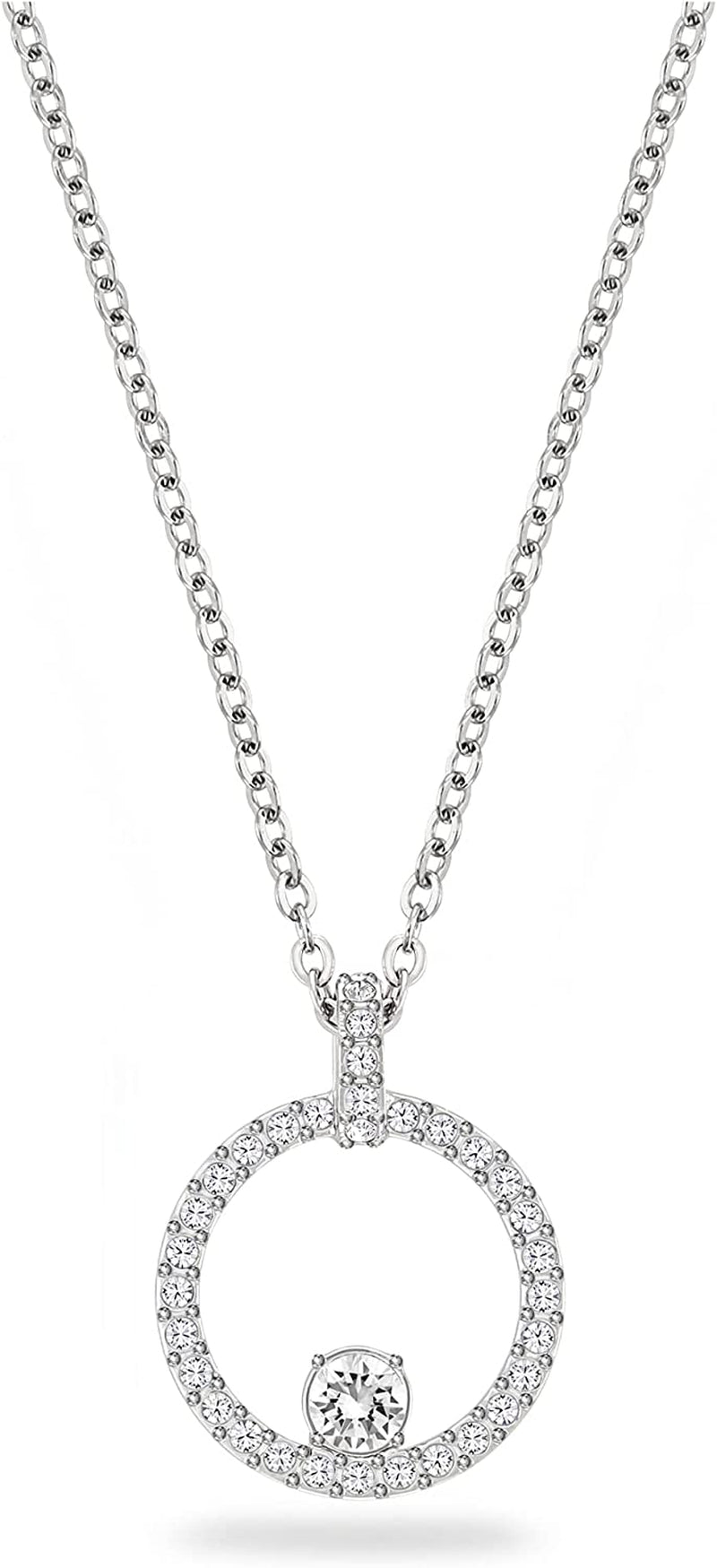 SWAROVSKI Creativity Circle Jewelry Collection, Clear Crystals Apparel & Accessories > Jewelry > Earrings SWAROVSKI Silver  