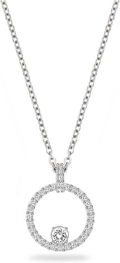 SWAROVSKI Creativity Circle Jewelry Collection, Clear Crystals Apparel & Accessories > Jewelry > Earrings SWAROVSKI Silver  