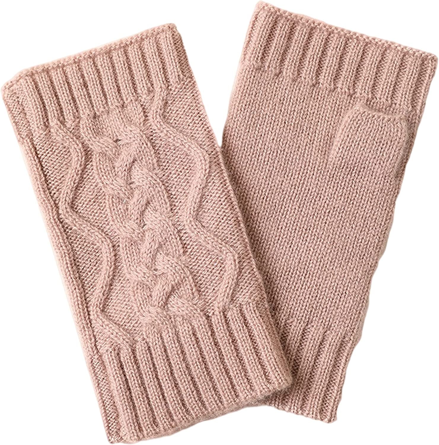 Pure Cashmere Mitten Gloves for Women in a Gift Box Apparel & Accessories > Clothing Accessories > Gloves & Mittens NUOHEMULE   