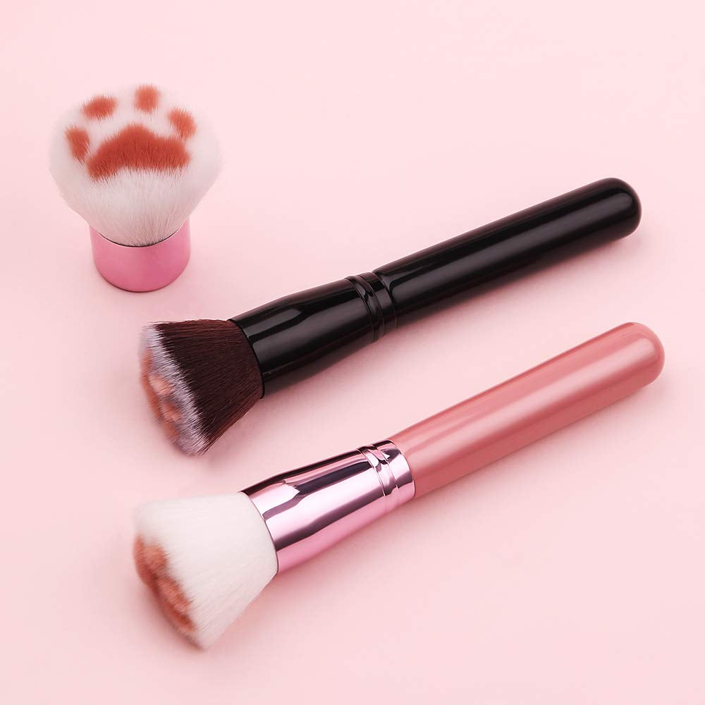 Cat Paw Foundation Makeup Brush - Professional Cosmetic Brush of Foundation Brushes, Powder Brush Blush Brush, Concealer Brush, Contour Brush, Powder Brush Cosmetic Tool (4PCS NEW SET) Health & Beauty > Personal Care > Cosmetics > Cosmetic Tools > Makeup Tools rongji jewelry   
