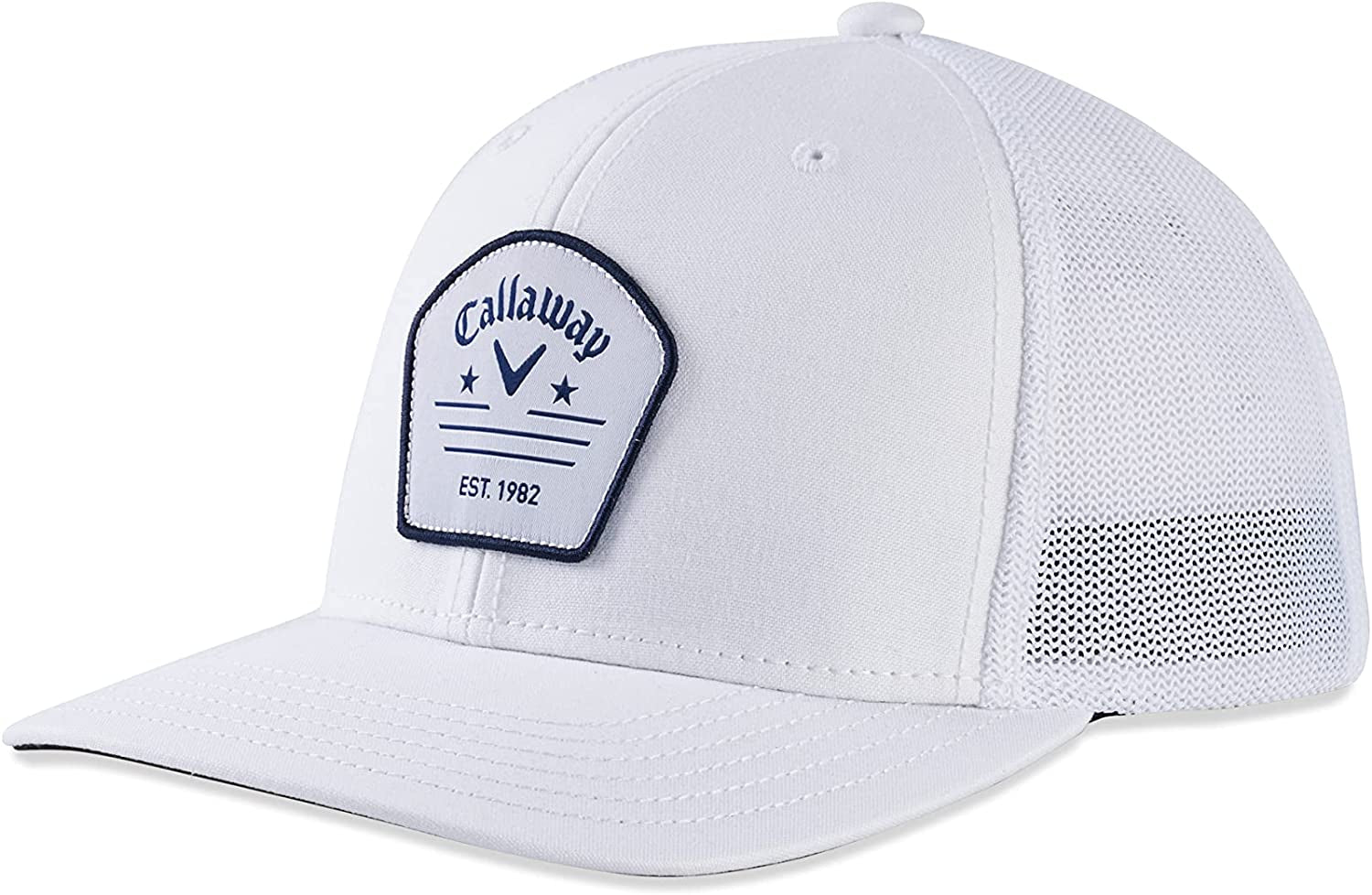 Callaway Golf 2022 Trucker Adjustable Hat Apparel & Accessories > Clothing Accessories > Hats Callaway White One Size 