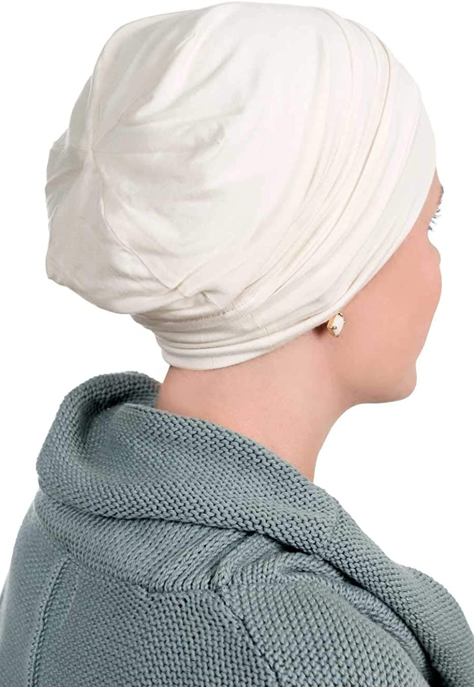 Cardani® Mod Slouchy Snood Turban - Viscose from Bamboo Hat Apparel & Accessories > Clothing Accessories > Headwear Cardani   
