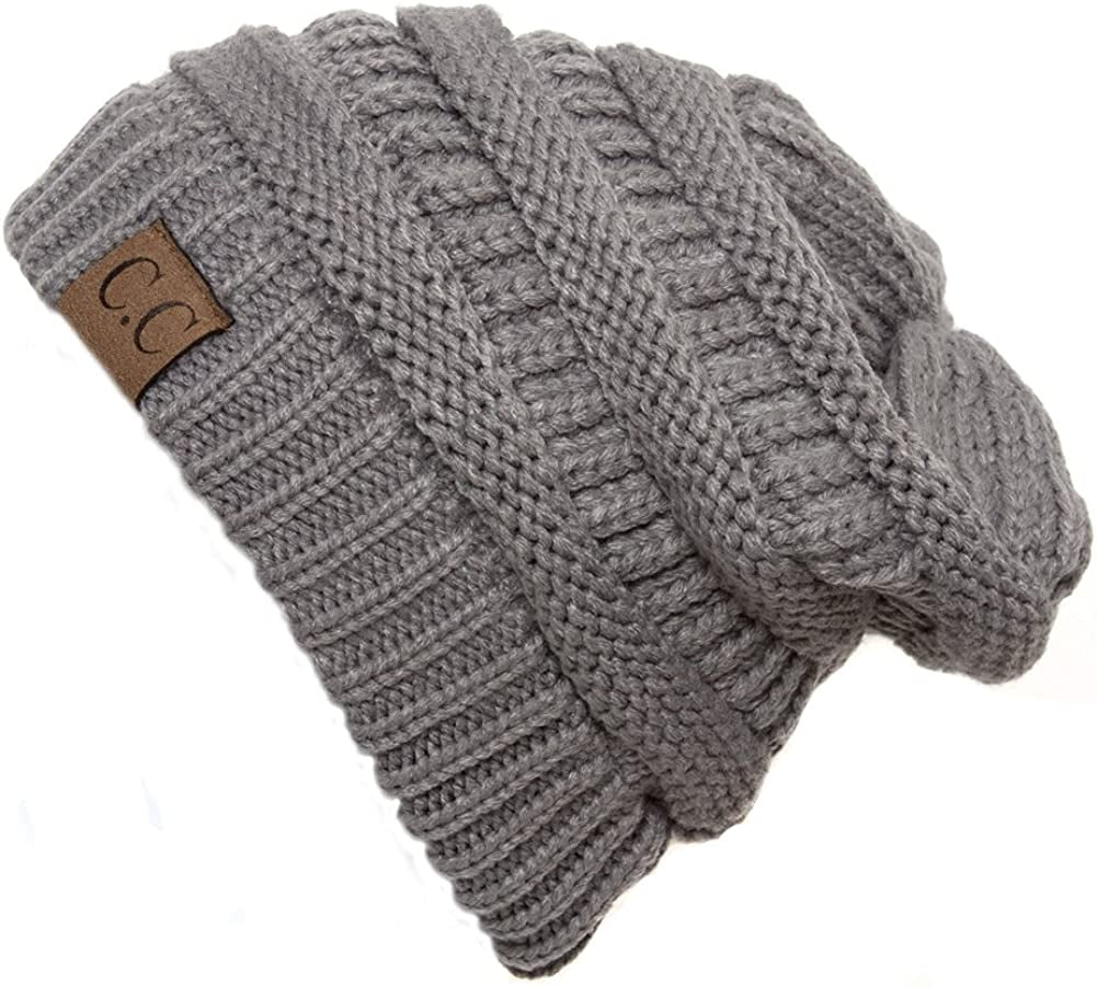 C.C Women'S Beanie Apparel & Accessories > Clothing Accessories > Hats C.C Light Melange Grey One Size 