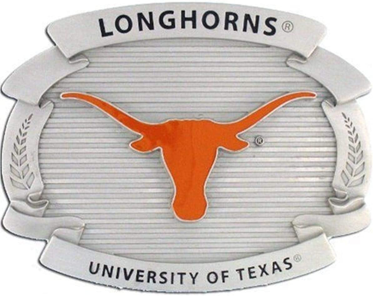 Siskiyou Sports NCAA Oversized Buckle Apparel & Accessories > Clothing Accessories > Belt Buckles Siskiyou Sports Texas Longhorns  
