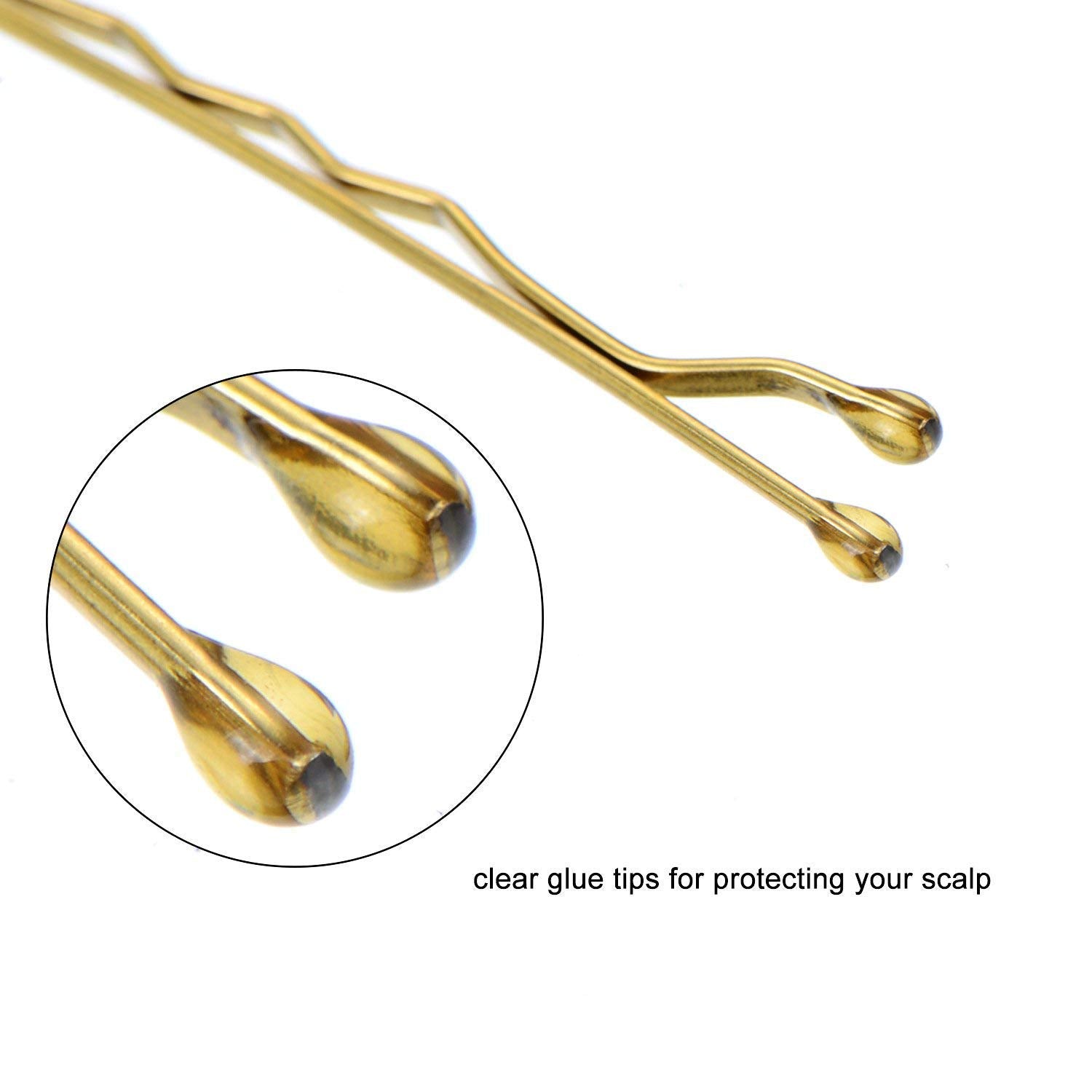 Bobby Pins Set of 96 - Hair Care High-Grade Clip, Multicolors Hairpin, Safe Rounded Tips, Peel-Resistant Double Coating, Ultra Durable Premium Bobbie Pins Set Health & Beauty > Personal Care > Hair Care Onwon   