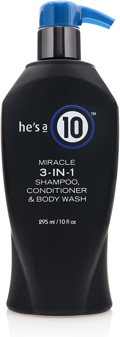 It'S a 10 Haircare He'S a Miracle 3-In-1 Shampoo, Conditioner and Body Wash, 10 Fl Ounces Health & Beauty > Personal Care > Hair Care it's a 10   