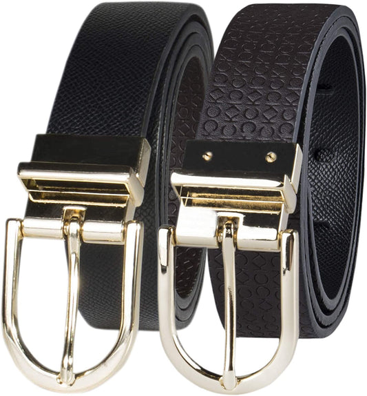 Calvin Klein Women'S Reversible Belt Apparel & Accessories > Clothing Accessories > Belts Calvin Klein Black/Brown Casual Medium 