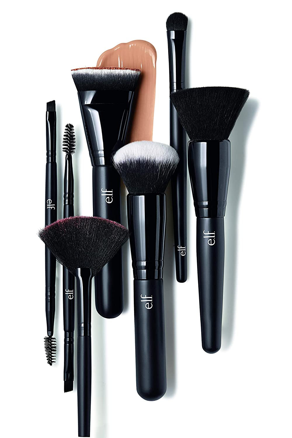 E.L.F. Powder Brush, Vegan Makeup Tool, Flawlessly Contours & Professionally Sculpts, for Wet & Dry Products Health & Beauty > Personal Care > Cosmetics > Cosmetic Tools > Makeup Tools e.l.f. Cosmetics   