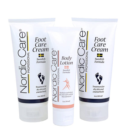 Foot Cream by Nordic Care 2 X 6Oz Tubes plus Body Lotion Health & Beauty > Personal Care > Foot Care Nordic Care   