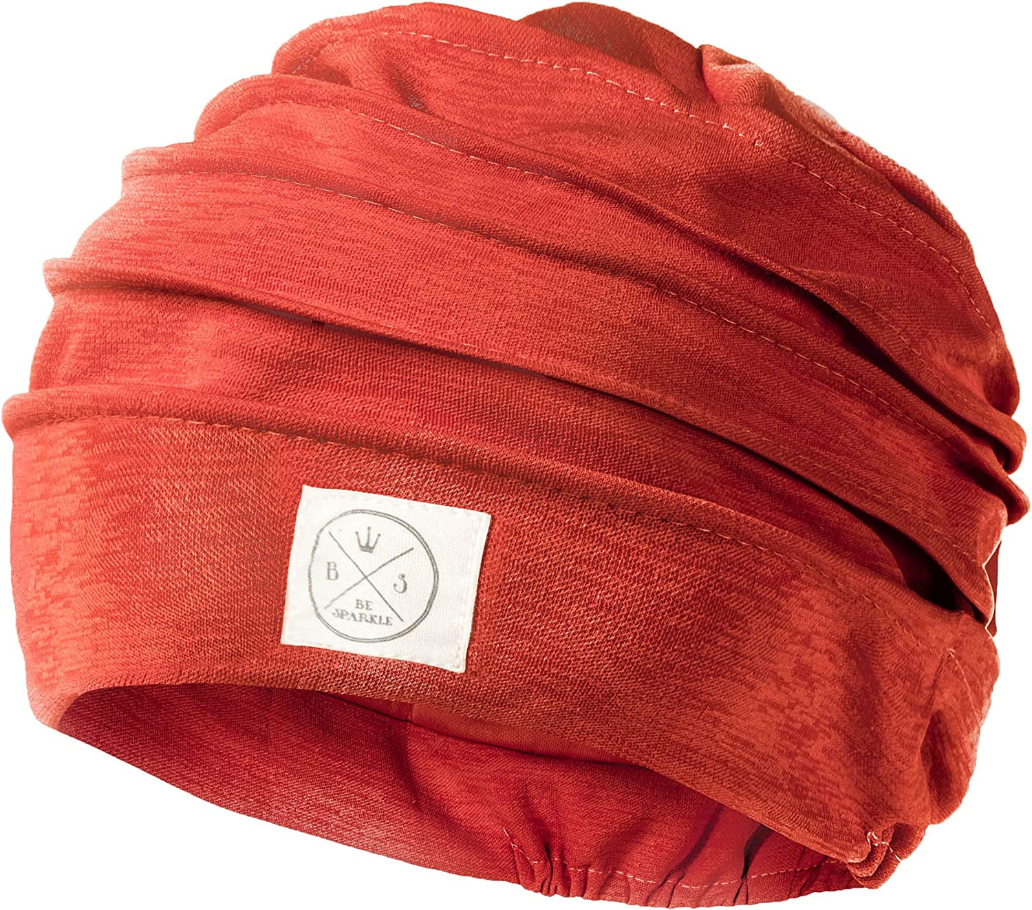 Be Sparkle Slouchy Headwraps, Cancer Headwear for Women Perfect for Chemo or Hair Loss Apparel & Accessories > Clothing Accessories > Headwear BS BE SPARKLE Orange  