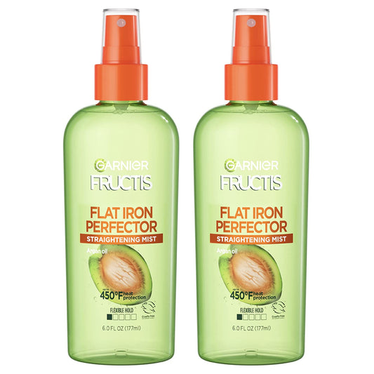 Garnier Hair Care Fructis Style Flat Iron Perfector Straightening Mist Sleek, 2 Count Health & Beauty > Personal Care > Hair Care Garnier Sleek 2 Count 