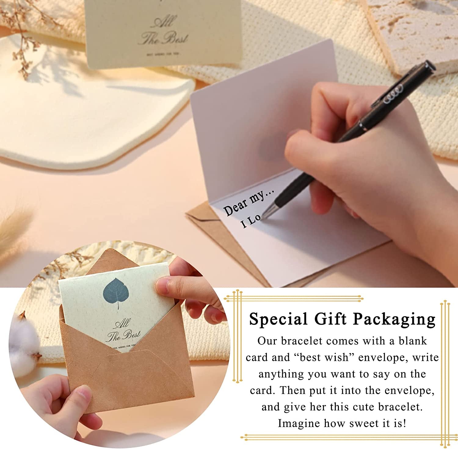 UNGENT THEM Sister/Sister in Law/Unbiological Sister/Big Sister/Best Friend/Friendship Bracelets for Women Birthday Christmas Valentine'S Day Gifts Apparel & Accessories > Jewelry > Bracelets UNGENT THEM   