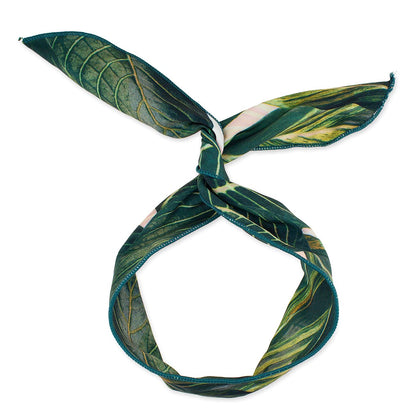 DRESHOW Twist Bow Wire Headbands Vintage Head Wrap Rabbit Ear Wired Hairbands Hair Holder Hair Accessory for Women and Girls 6 Pack Apparel & Accessories > Clothing Accessories > Bandanas & Headties DRESHOW   