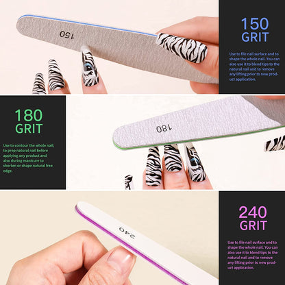 Nail File Buffer, Teenitor Gel Nail File Set, 6PCS Professional Nail Buffer File Block, 100PCS Nail Remover Foil Wraps, Cuticle Pusher and Cuticle Peeler, Gel Nail Remover Tools Kit Health & Beauty > Personal Care > Cosmetics > Cosmetic Tools > Nail Tools Teenitor   