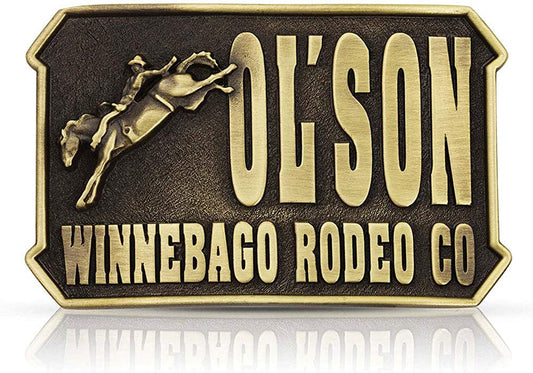 Montana Silversmiths Officially Licensed Dale Brisby Western Belt Buckle (Ol' Son - Antiqued Gold Tone) Apparel & Accessories > Clothing Accessories > Belt Buckles Montana Silversmiths   