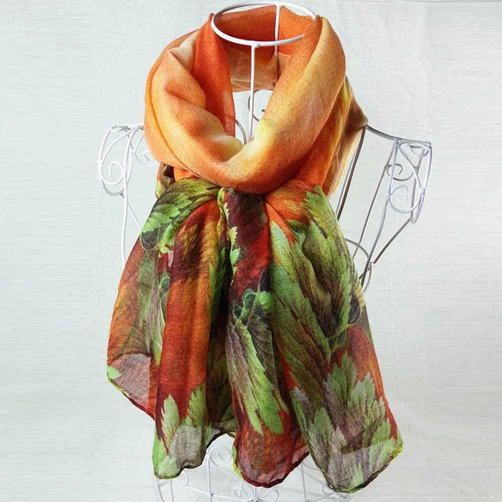 Scarfs for Women, Lethez Lady Girls Printing Long Soft Scarf Wrap Shawl Wrap Scarves Head Wraps Apparel & Accessories > Clothing Accessories > Scarves & Shawls Lethez   