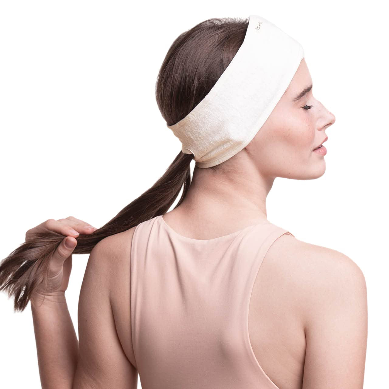 Kitsch Spa Headband for Women, Makeup Headband, Multi-Functional Head Band, Skincare Headband, Face Washing Headband for Women, Microfiber Headband (Palm Leaves) Apparel & Accessories > Clothing Accessories > Bandanas & Headties Kitsch Ivory  