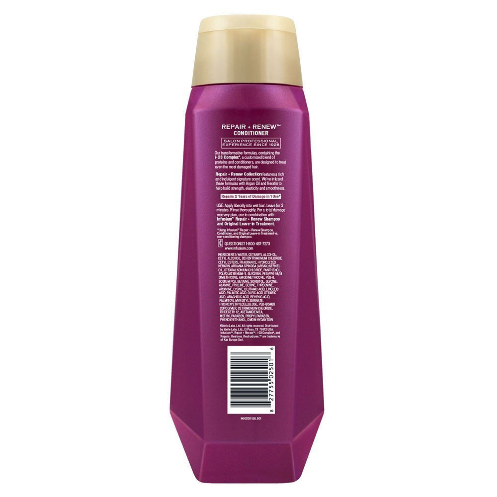 Infusium Professional Treatments Haircare - Repair & Renew with Argan Oil & Keratin - Shampoo & Conditioner Set - Net Wt. 13.5 FL OZ (400 Ml) per Bottle - One Set Health & Beauty > Personal Care > Hair Care Infusium   