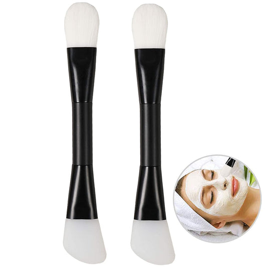 GOLIKEE 2PCS Dual Sided Face Mask Brushes, Knife Shaped Soft Silicone Facial Mud Mask Applicator Brush, Mask Beauty Tool for Makeup, Foundation, Cream, Mud, Clay, Mixed Mask and Body Lotion (Black) Health & Beauty > Personal Care > Cosmetics > Cosmetic Tools > Makeup Tools GOLIKEE   