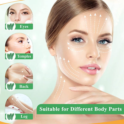 Gua Sha Facial Tools, 2 Pack Guasha Tool for Face, Natural Jade Gua Sha Massage Tool Health & Beauty > Personal Care > Cosmetics > Cosmetic Tools > Skin Care Tools OwnBeauti   