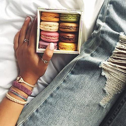 Pura Vida Jewelry Bracelets - 100% Waterproof and Handmade W/Coated Charm, Adjustable Band Apparel & Accessories > Jewelry > Bracelets Pura Vida   