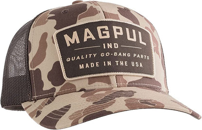 Magpul Women'S Trucker Hat Snap Back Baseball Cap, One Size Fits Most Apparel & Accessories > Clothing Accessories > Hats Magpul Go Bang Raider Camo One Size 