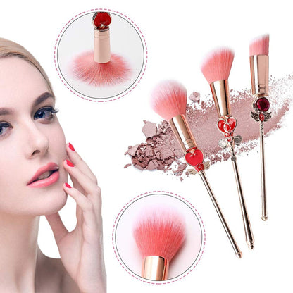 8Pcs Makeup Brushes Set,Wechip Moon Magical Sailor Cosmetic Brush Tool for Eyebrow Face Powder Foundation Blending Blush Concealer Health & Beauty > Personal Care > Cosmetics > Cosmetic Tools > Makeup Tools WeChip   