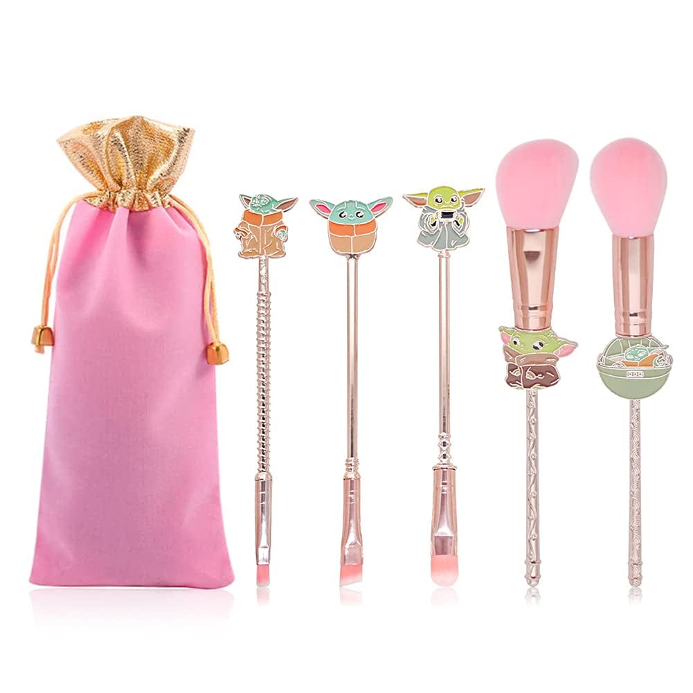 8Pcs Makeup Brushes Set,Wechip Moon Magical Sailor Cosmetic Brush Tool for Eyebrow Face Powder Foundation Blending Blush Concealer Health & Beauty > Personal Care > Cosmetics > Cosmetic Tools > Makeup Tools WeChip Yoda  