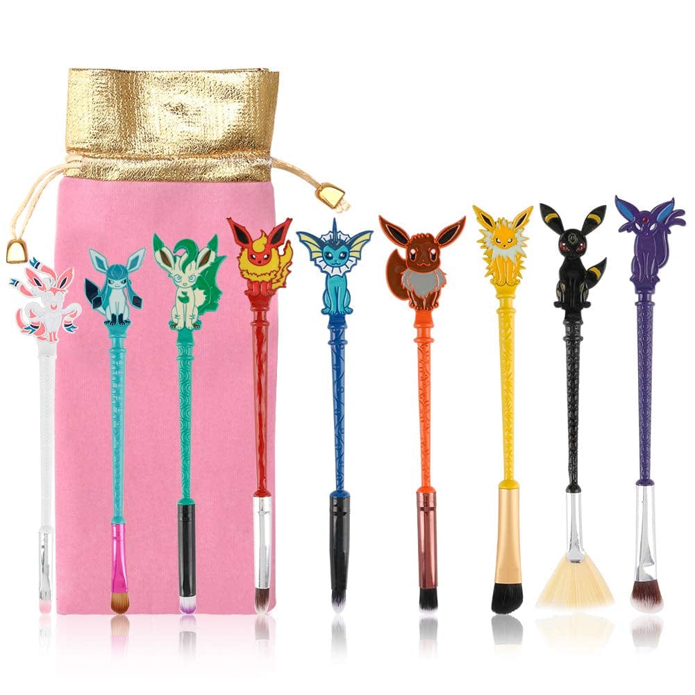 8Pcs Makeup Brushes Set,Wechip Moon Magical Sailor Cosmetic Brush Tool for Eyebrow Face Powder Foundation Blending Blush Concealer Health & Beauty > Personal Care > Cosmetics > Cosmetic Tools > Makeup Tools WeChip Cute Fairy  
