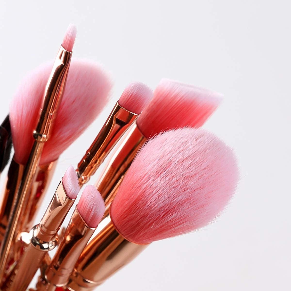 9 Pcs Sakura Makeup Brushes Set with Drawstring Bag Make up Cleaning Egg,Metallic Wand Cosmetic Makeup Tool Kit Health & Beauty > Personal Care > Cosmetics > Cosmetic Tools > Makeup Tools Yi-gog   