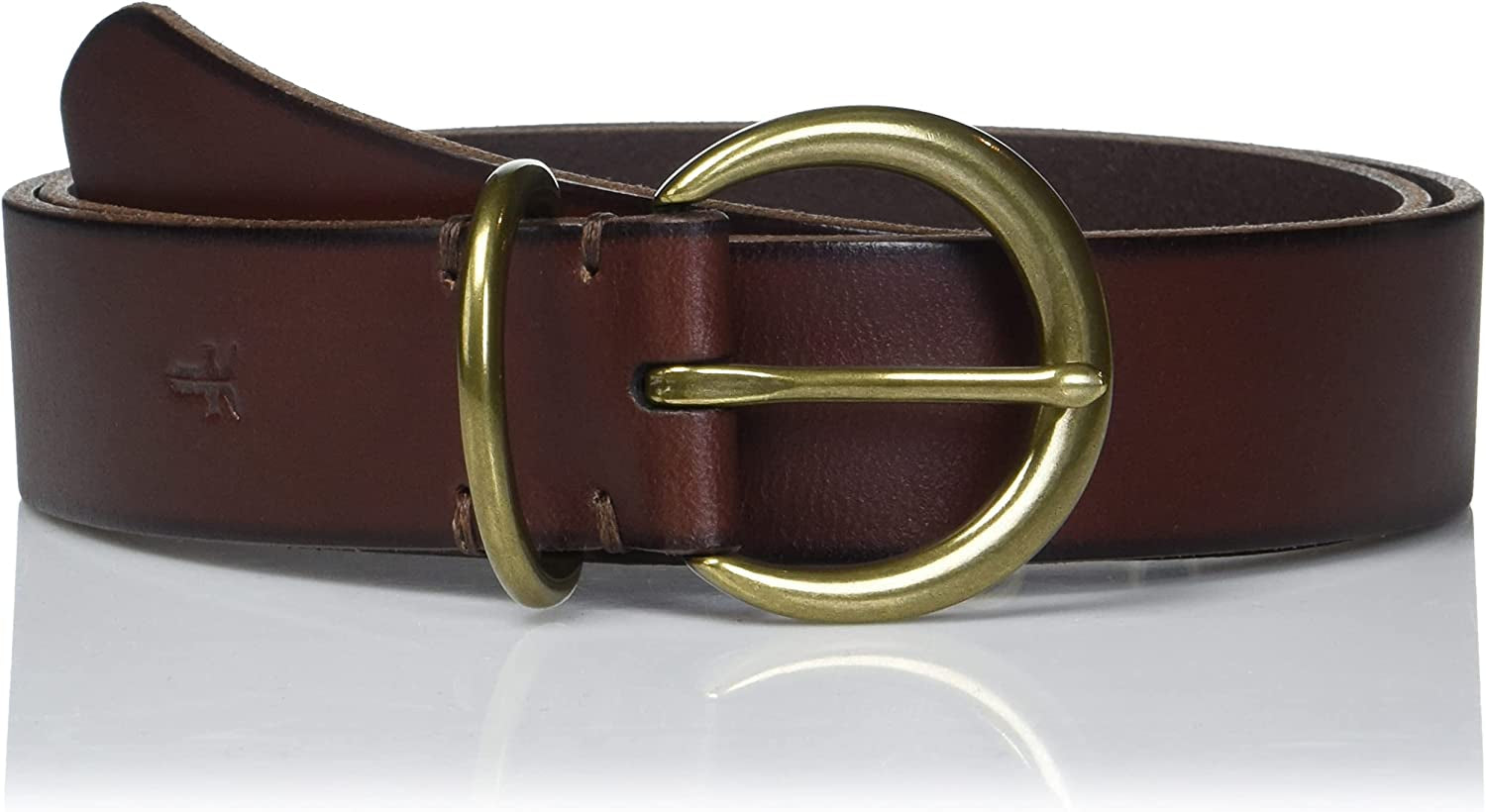 Frye Women'S 38Mm Leather Belt Apparel & Accessories > Clothing Accessories > Belts Frye Brown Medium 