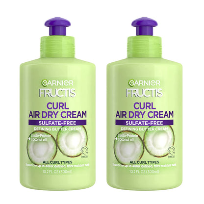 Garnier Hair Care Fructis Curl Nourish Butter Cream Leave-In Conditioner, 10.2 Ounce (Pack of 2) Health & Beauty > Personal Care > Hair Care Garnier 10.2 Fl Oz (Pack of 2)  