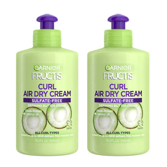 Garnier Hair Care Fructis Curl Nourish Butter Cream Leave-In Conditioner, 10.2 Ounce (Pack of 2) Health & Beauty > Personal Care > Hair Care Garnier 10.2 Fl Oz (Pack of 2)  
