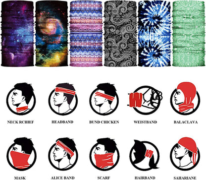 Oureamod Wide Headbands for Men and Women Athletic Moisture Wicking Headwear for Sports,Workout,Yoga Multi Function (Fantasy) Apparel & Accessories > Clothing Accessories > Headwear Oureamod   