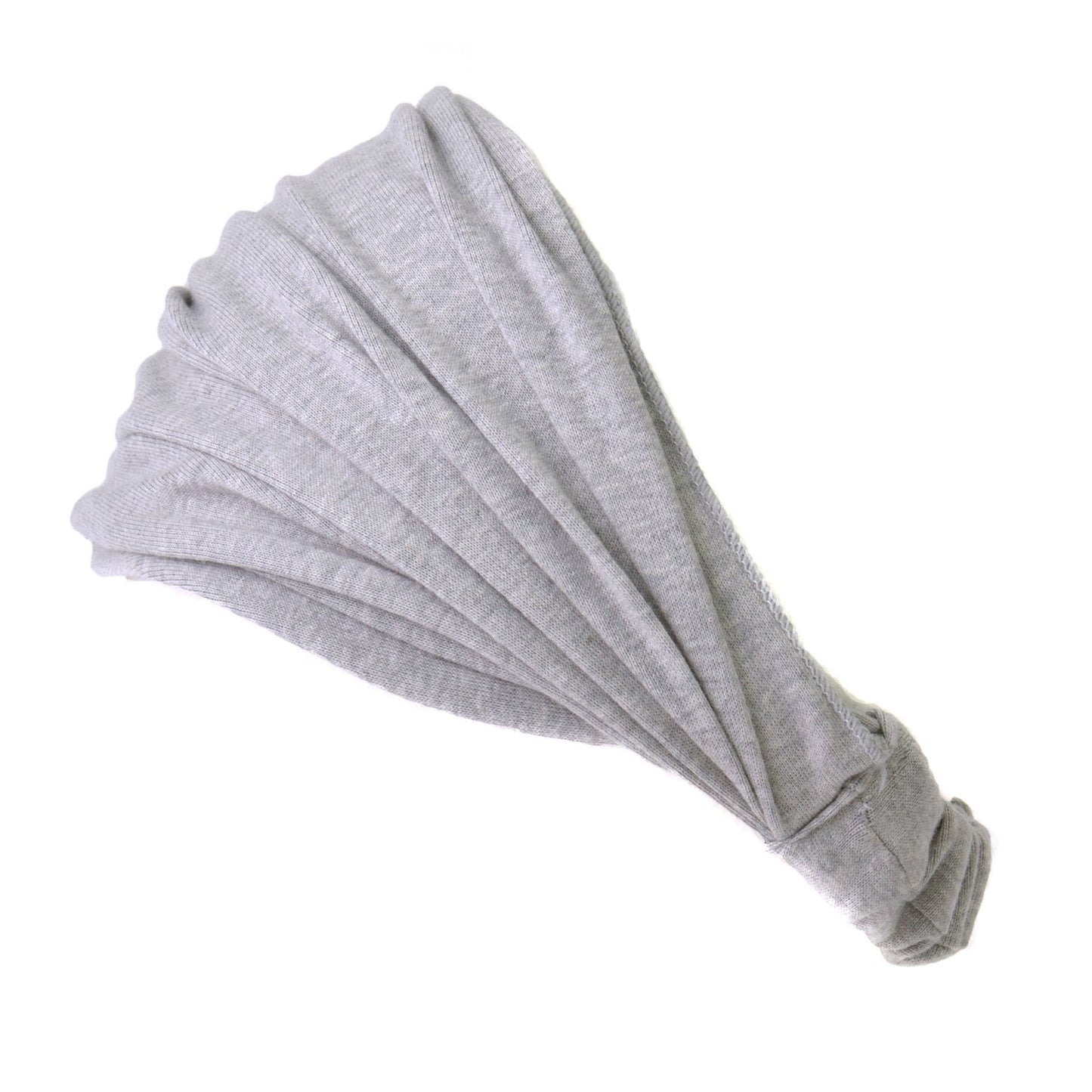 CHARM Casualbox | Organic Cotton Headband Pre-Tied Bandana Mens Womens Hairband Chemo Head Bands Navy Apparel & Accessories > Clothing Accessories > Bandanas & Headties CHARM Light Gray  