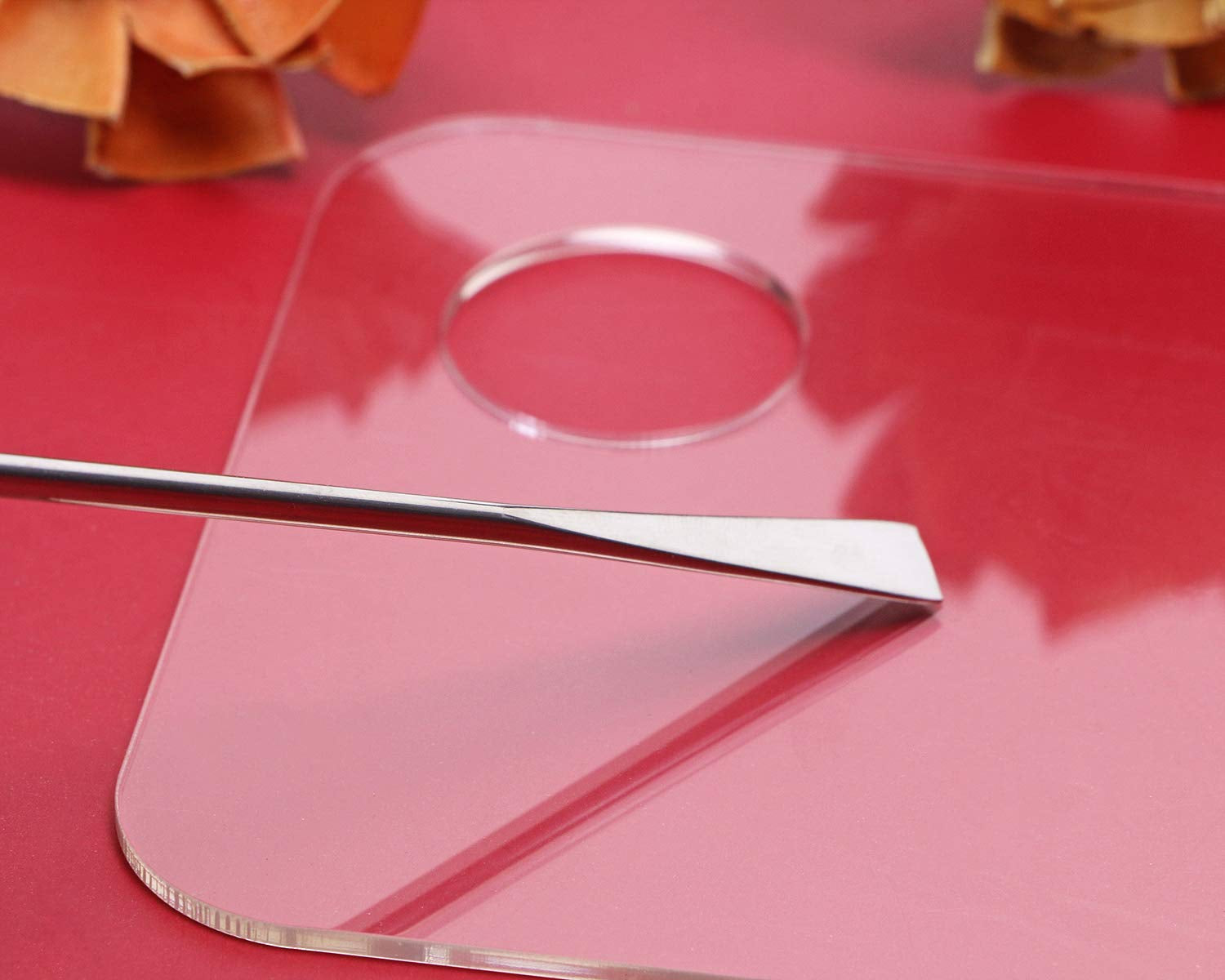 ONLYKXY 2 Pieces Makeup Palette and Spatula, Acrylic Cosmetic Palette, Nail Art Eye Shadow Lipsticks Mixing Makeup Tools Health & Beauty > Personal Care > Cosmetics > Cosmetic Tools > Makeup Tools ONLYKXY   