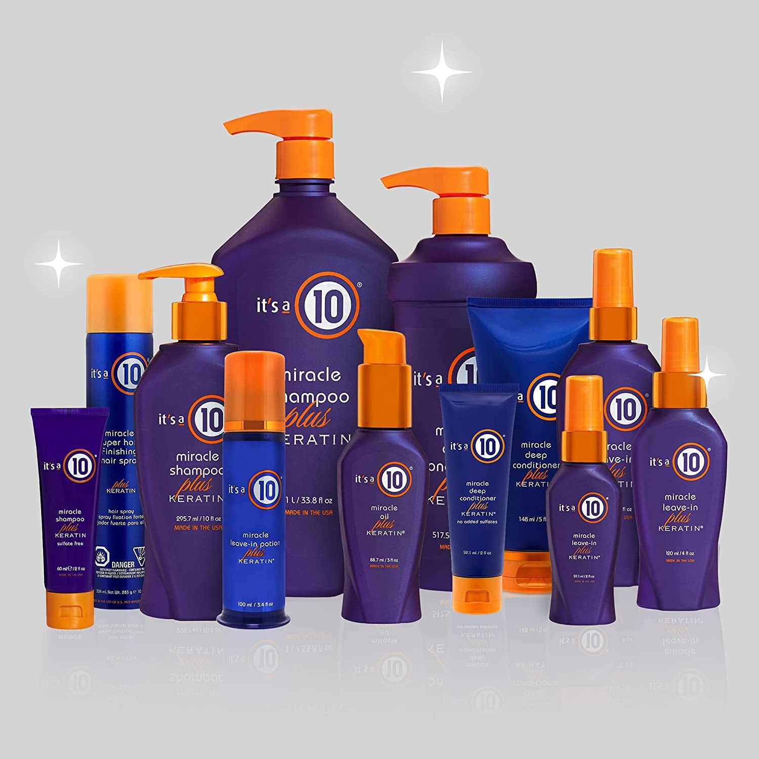 It'S a 10 Haircare Miracle Leave-In Potion plus Keratin, 3.4 Fl. Oz. (Pack of 2) Health & Beauty > Personal Care > Hair Care It's a 10 Haircare   