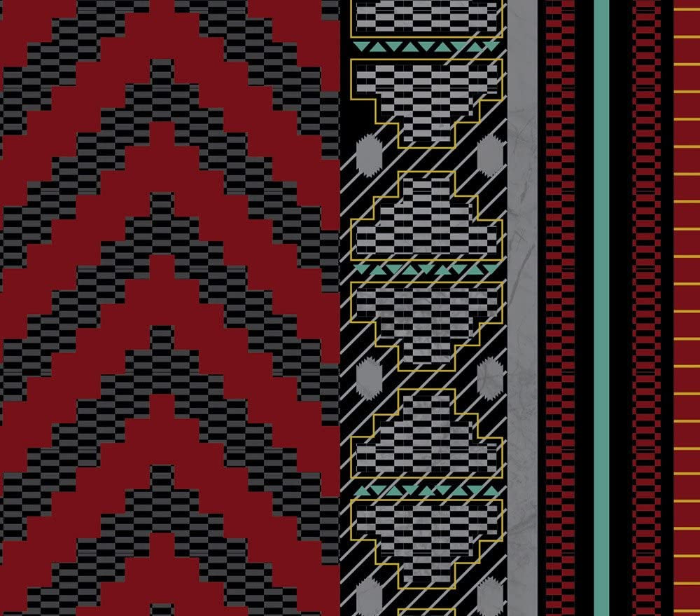 JUNK Brands Unisex Adult BAJA GRID FLEX TIE, MAROON, Regular Width US Apparel & Accessories > Clothing Accessories > Bandanas & Headties JUNK Brands   