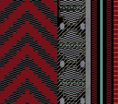 JUNK Brands Unisex Adult BAJA GRID FLEX TIE, MAROON, Regular Width US Apparel & Accessories > Clothing Accessories > Bandanas & Headties JUNK Brands   